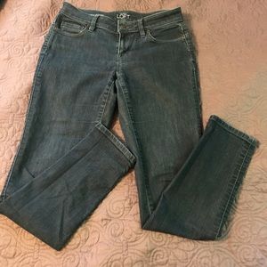 LOFT curvy skinny jeans